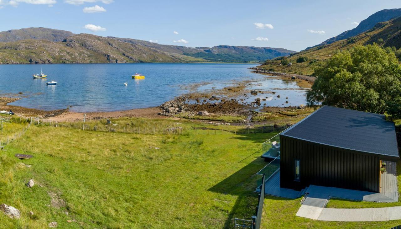 Birches Lodge With Hot Tub Dundonnell Exterior photo